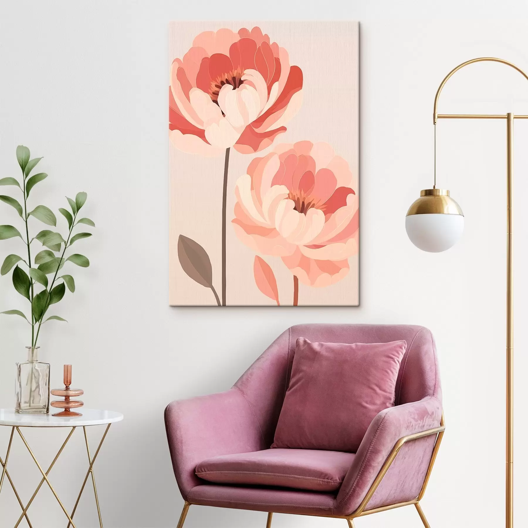  Peintures Pivoines s46253