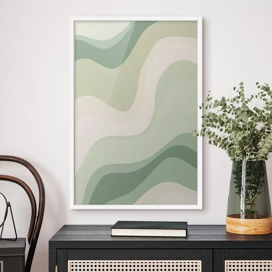 Papier peint photo Vagues abstraites f46214