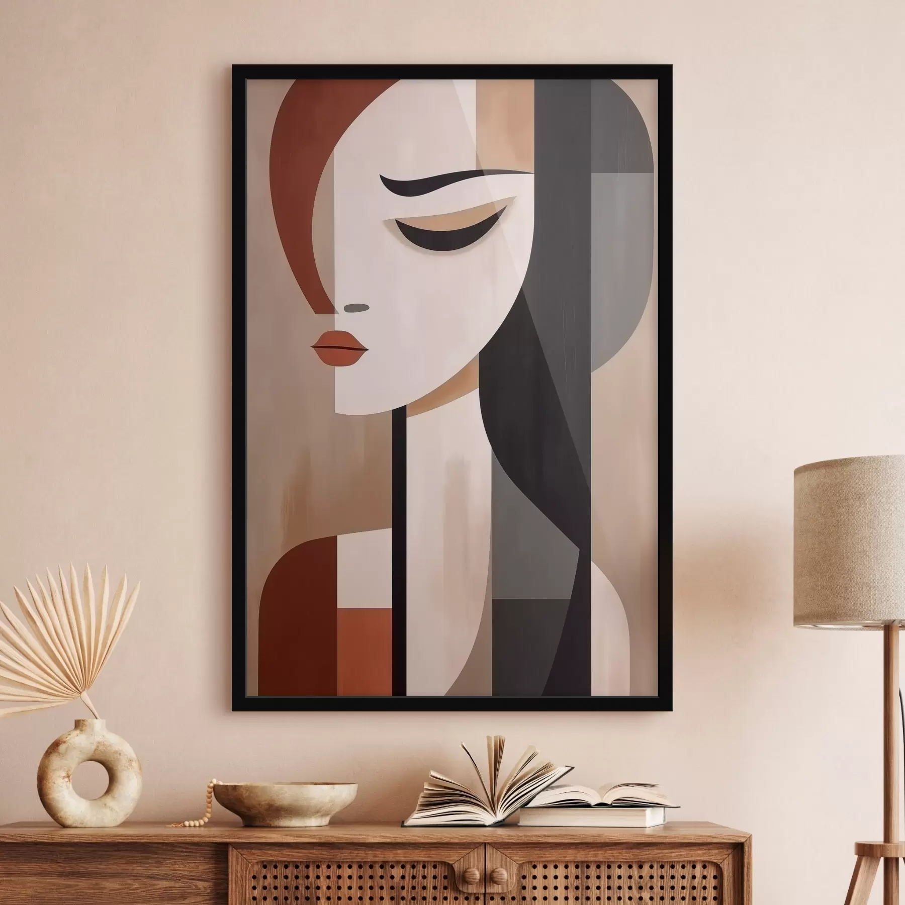 Fotobehang Abstracte gezichten f46242