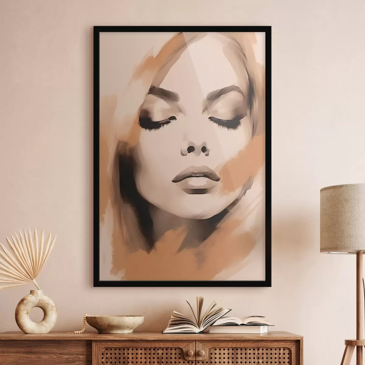 Poster Vrouwelijk portret f46247