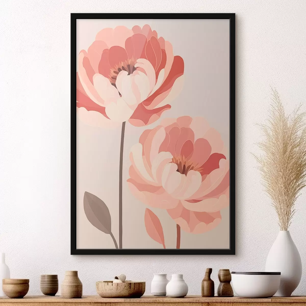 Affiche Pivoines f46253