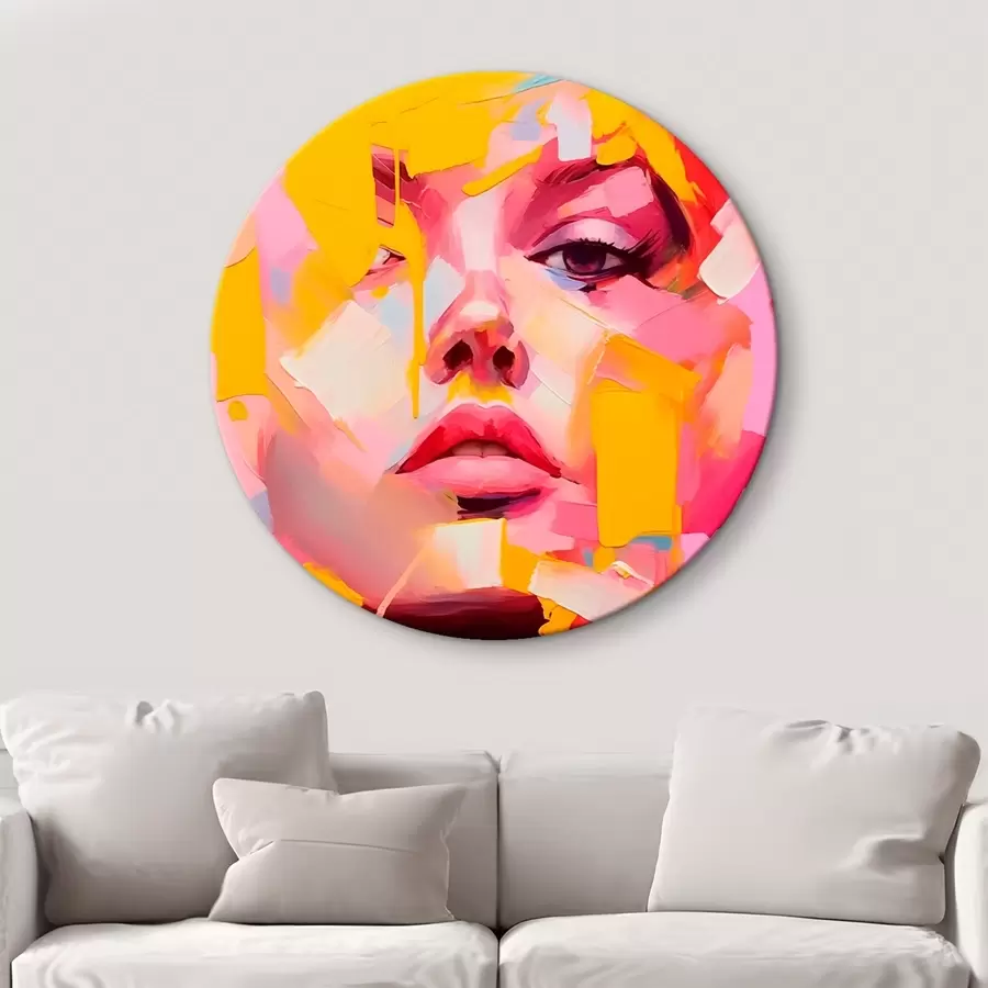  Schilderijen Abstract gezicht r46217