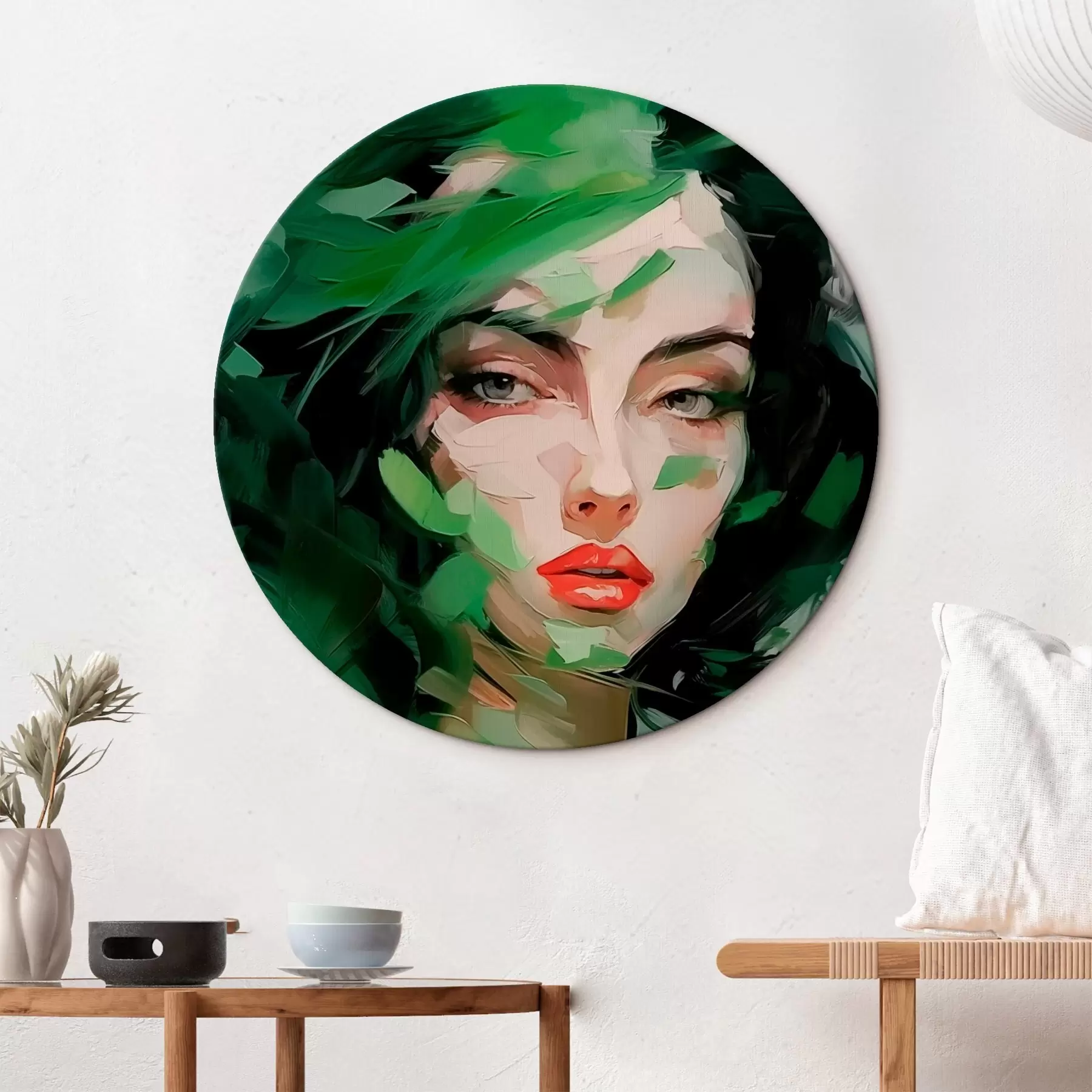  Schilderijen Abstract vrouwenportret r46224