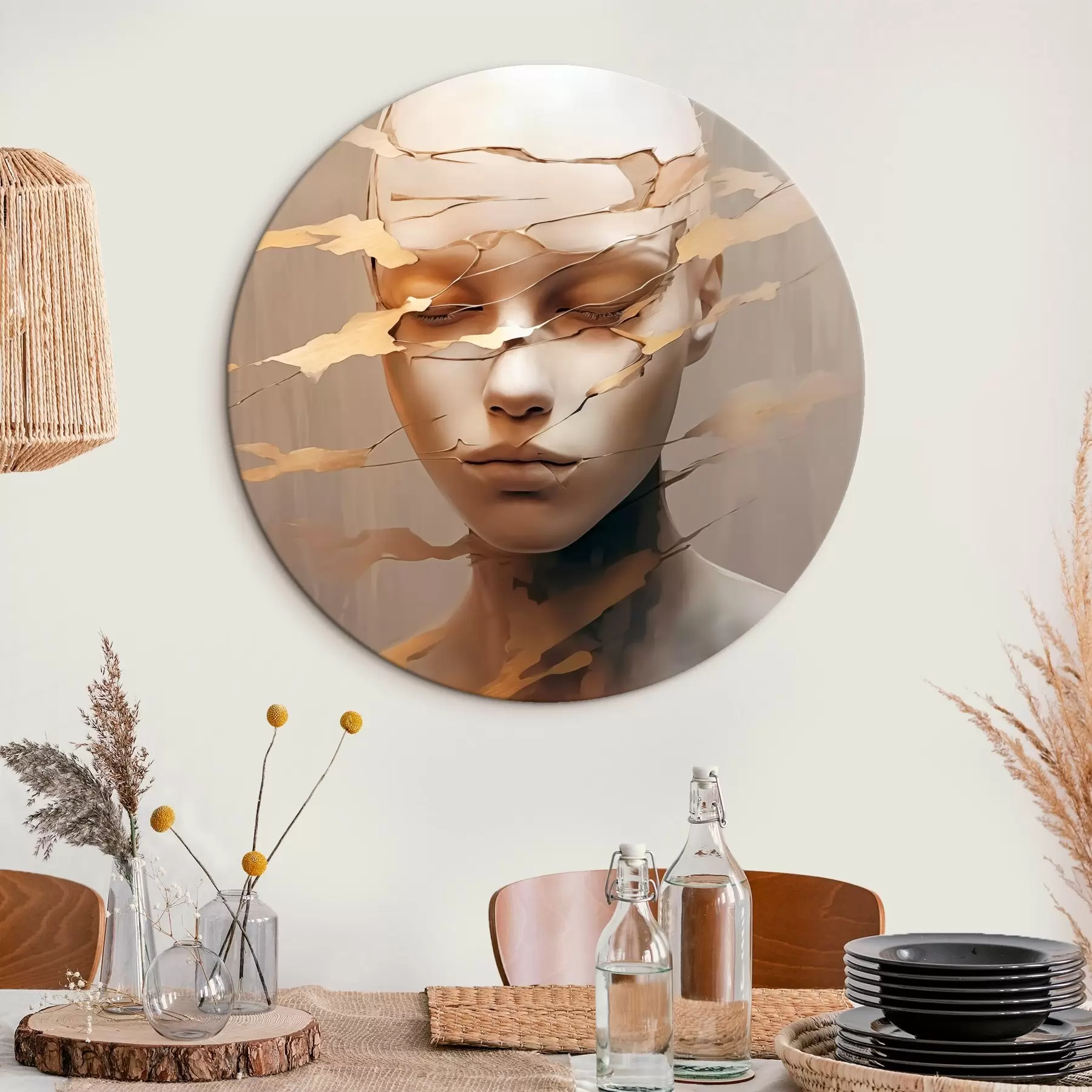  Schilderijen Gebroken gezicht r46225