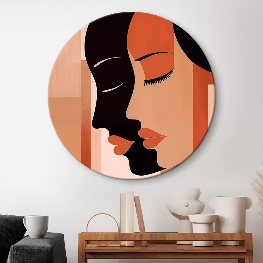  Schilderijen Abstracte gezichten r46241