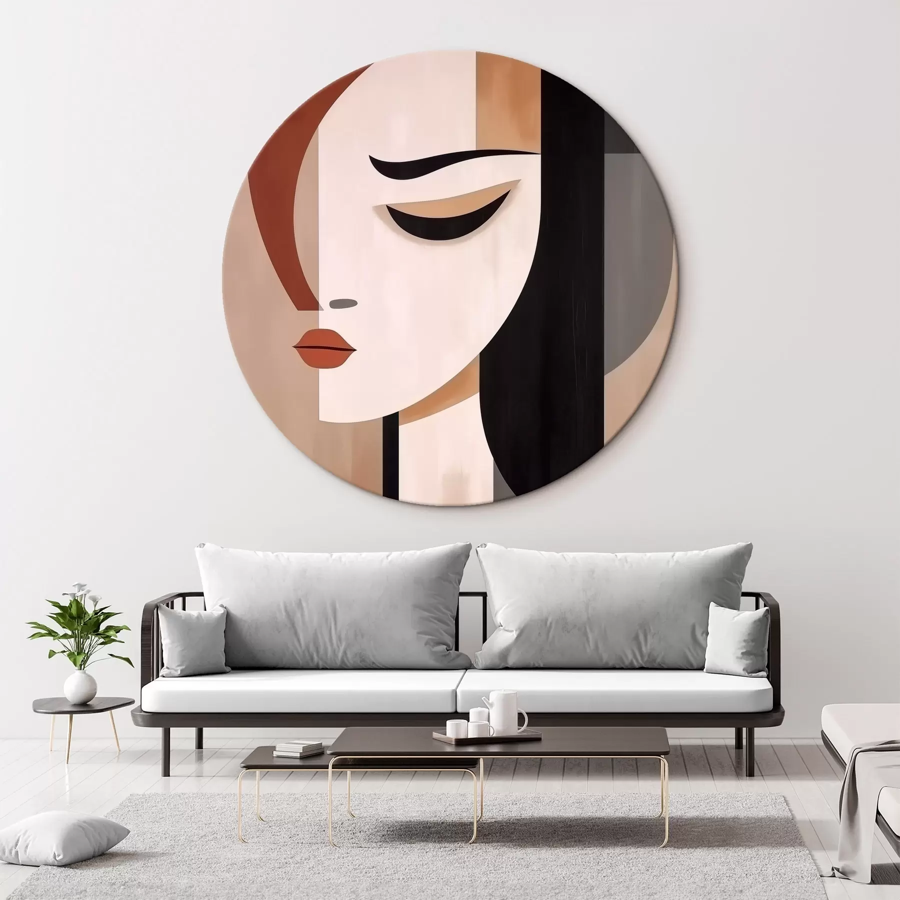  Schilderijen Abstracte gezichten r46242