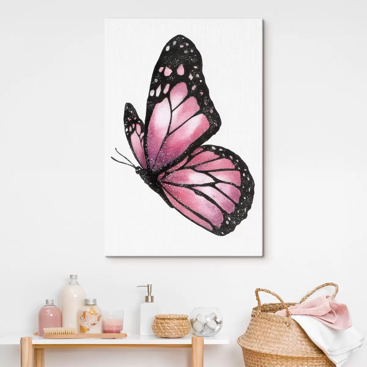  Peintures Papillon luxueux, imitation aquarelle s46074