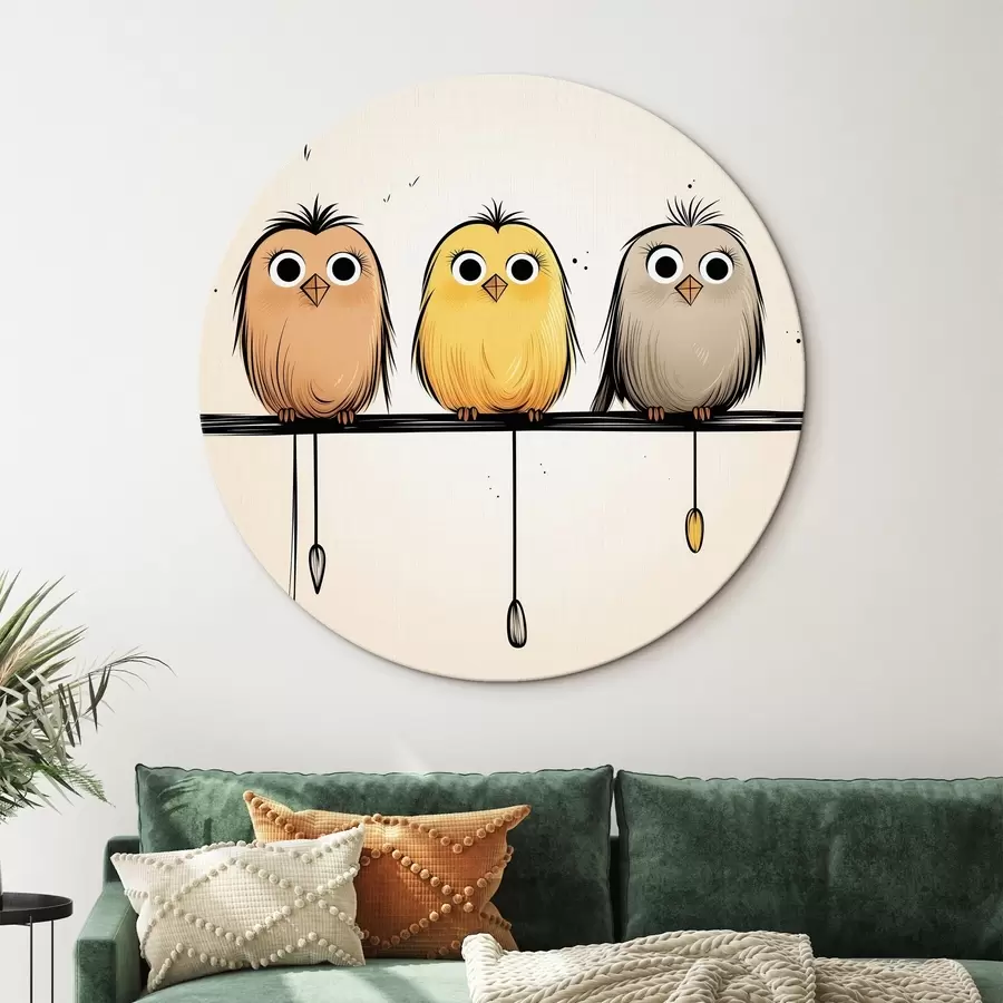  Schilderijen Schattige kuikens r46071