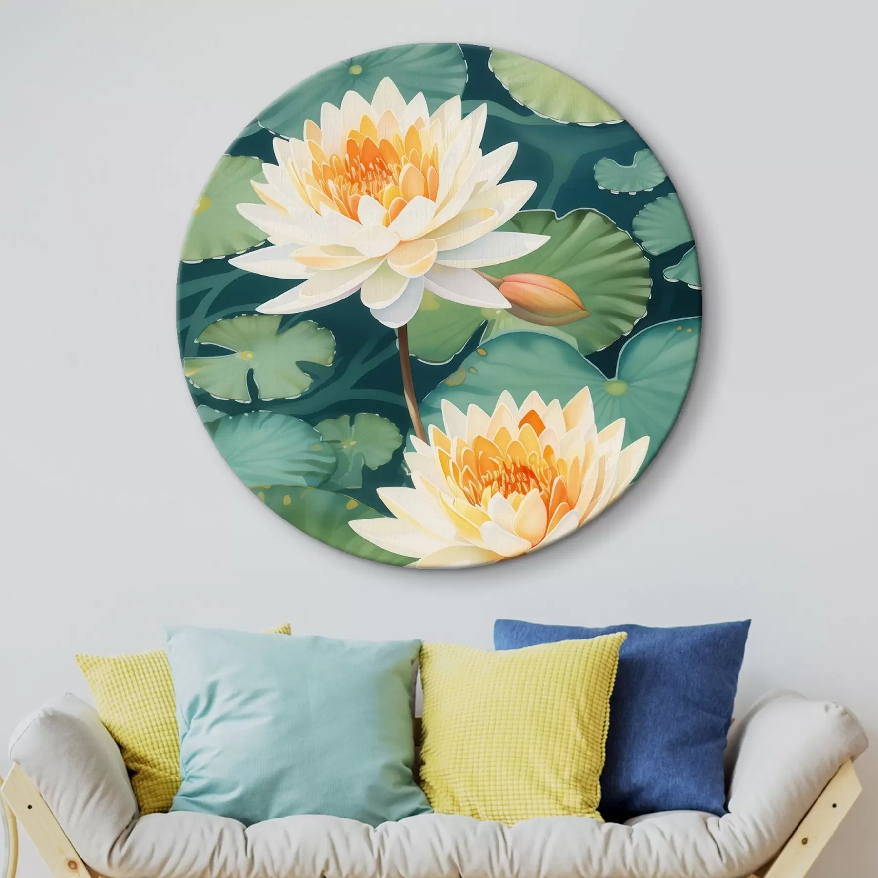  Peintures Grand lotus r46088