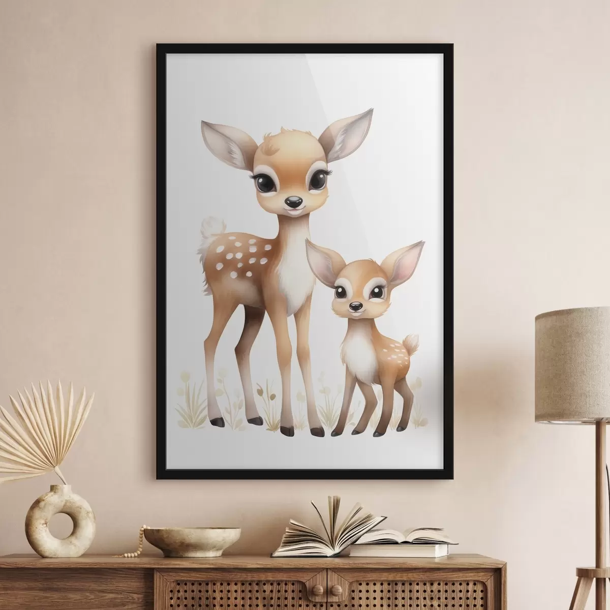 Affiche Deux faons f46080