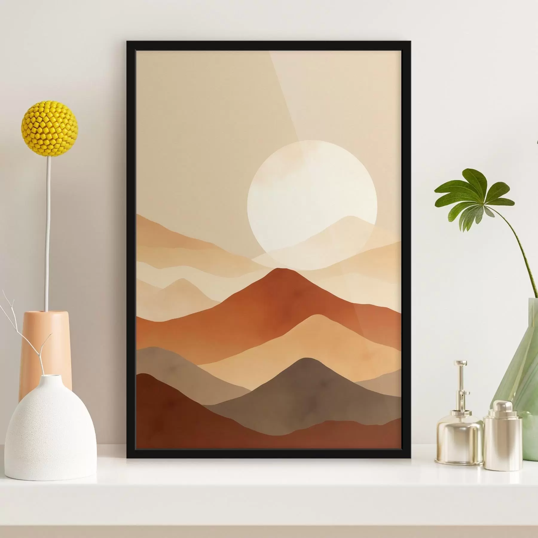 Fotobehang Enorme maan tegen een achtergrond f46083