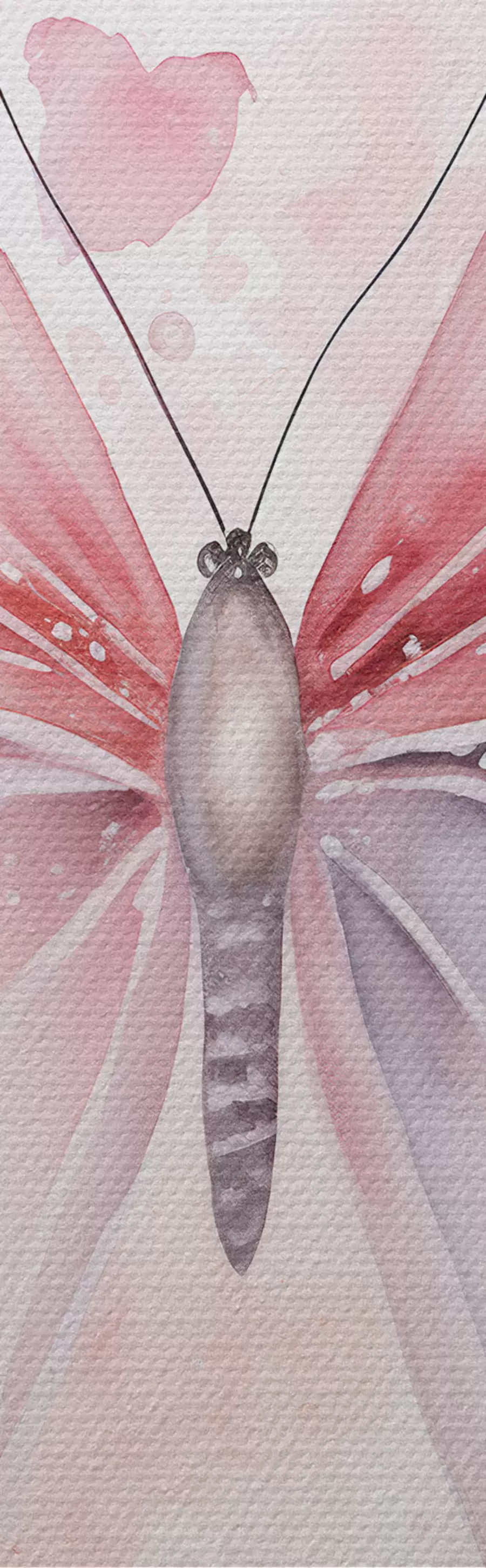  Peintures Divers papillons roses m00864