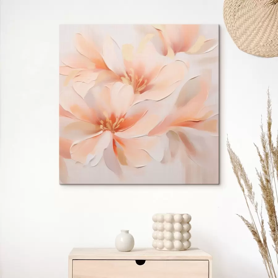  Schilderijen Abstracte bloemen s46130