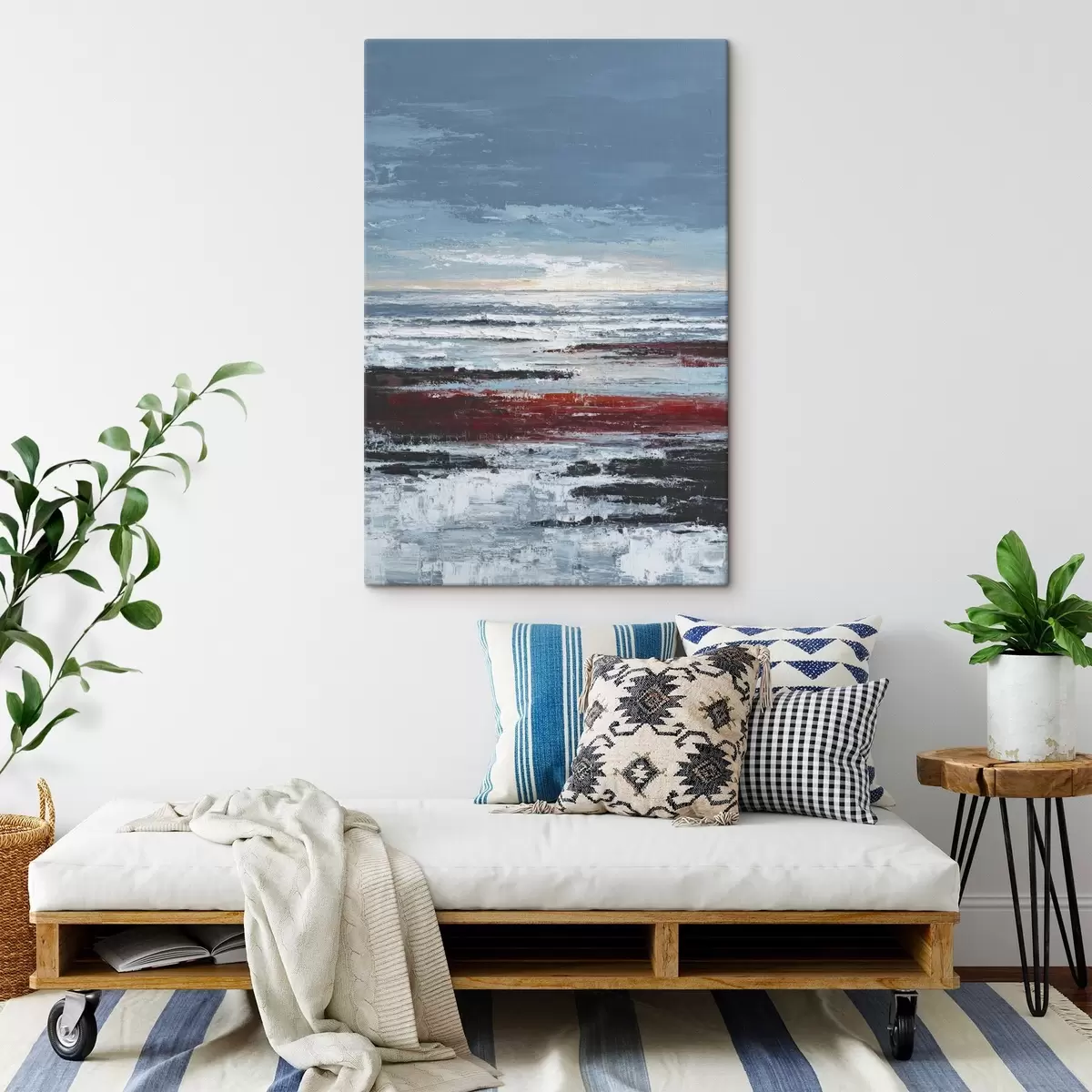  Schilderijen Abstracte horizon s46131