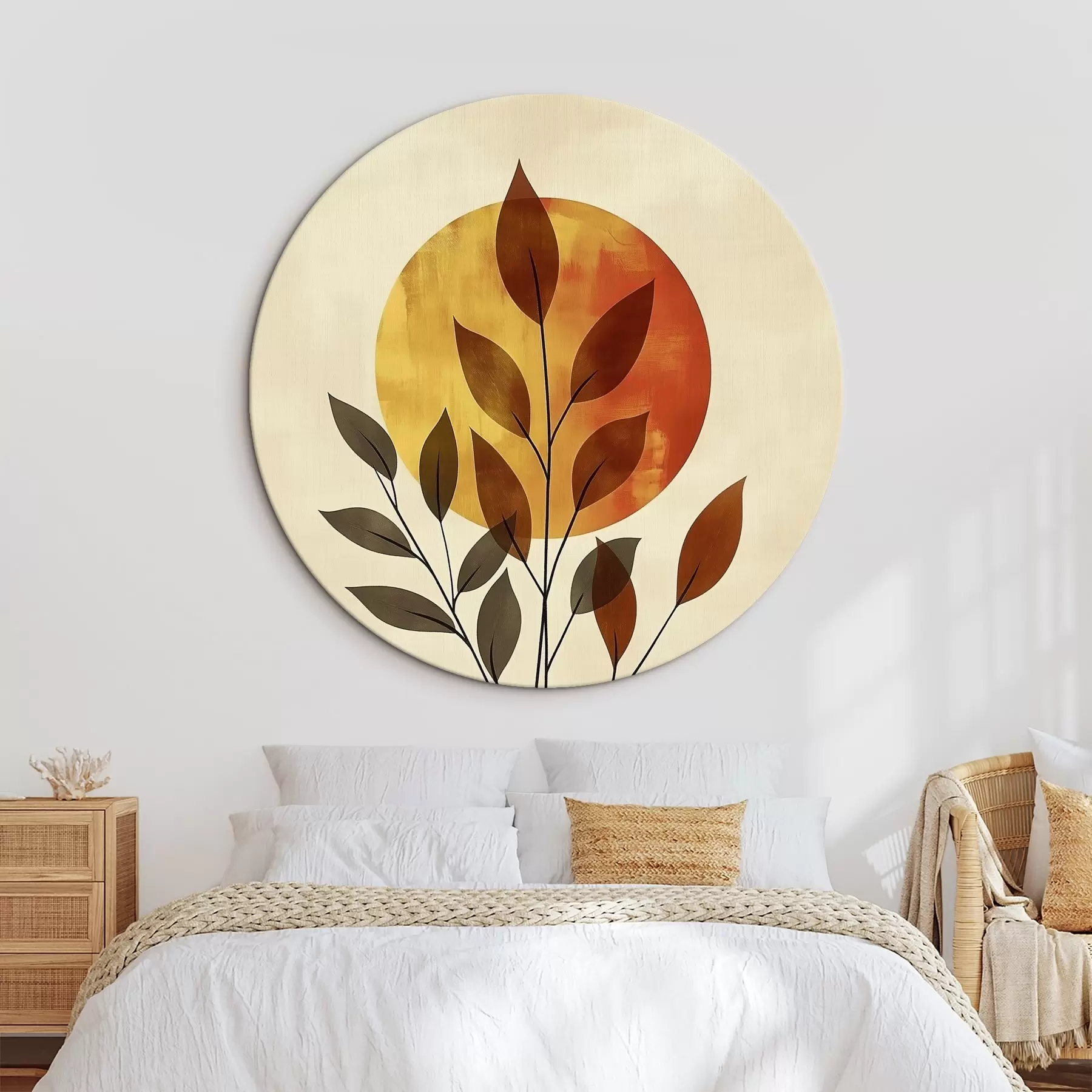  Peintures Branche avec feuilles r46132