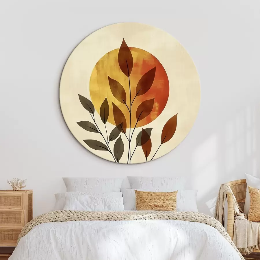  Schilderijen Tak met bladeren r46132