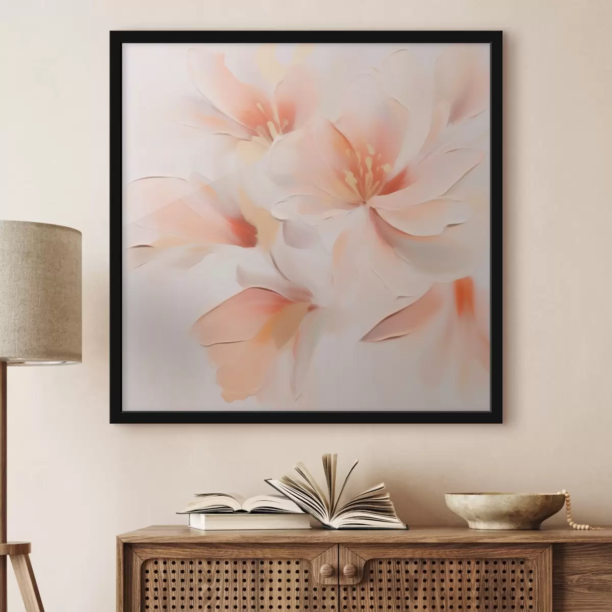 Affiche Fleurs abstraites f46012