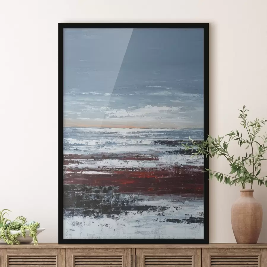 Fotobehang Abstract zeegezicht f46014