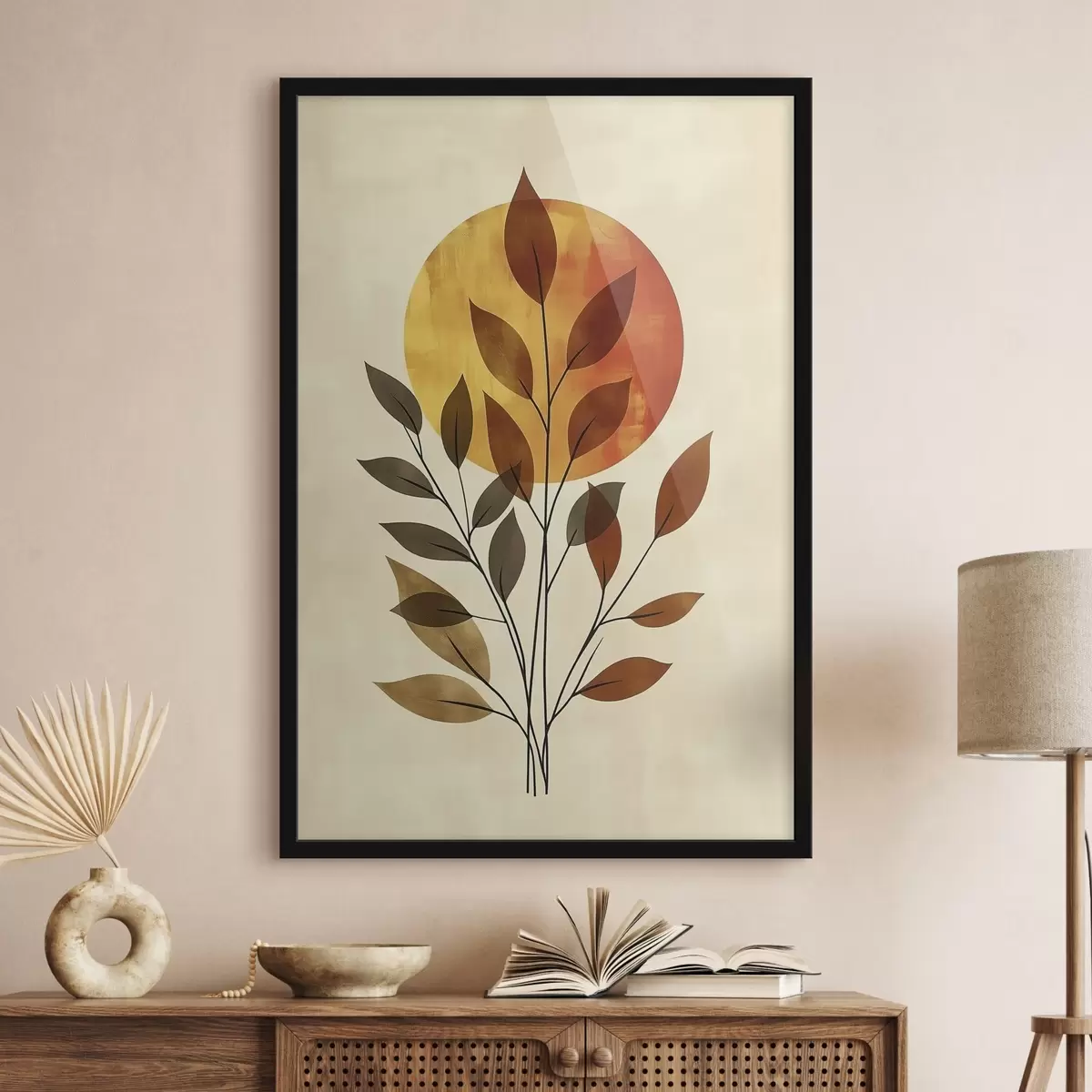 Affiche Branche avec feuilles f46132