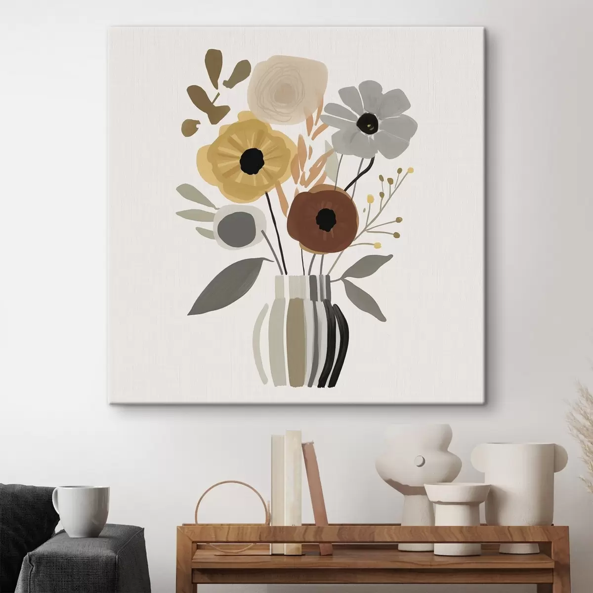  Schilderijen Bloemen in een vaas s46302