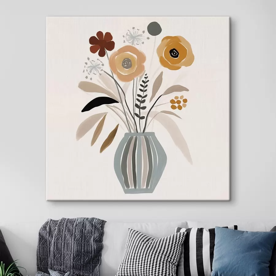  Peintures Fleurs dans un vase s46303