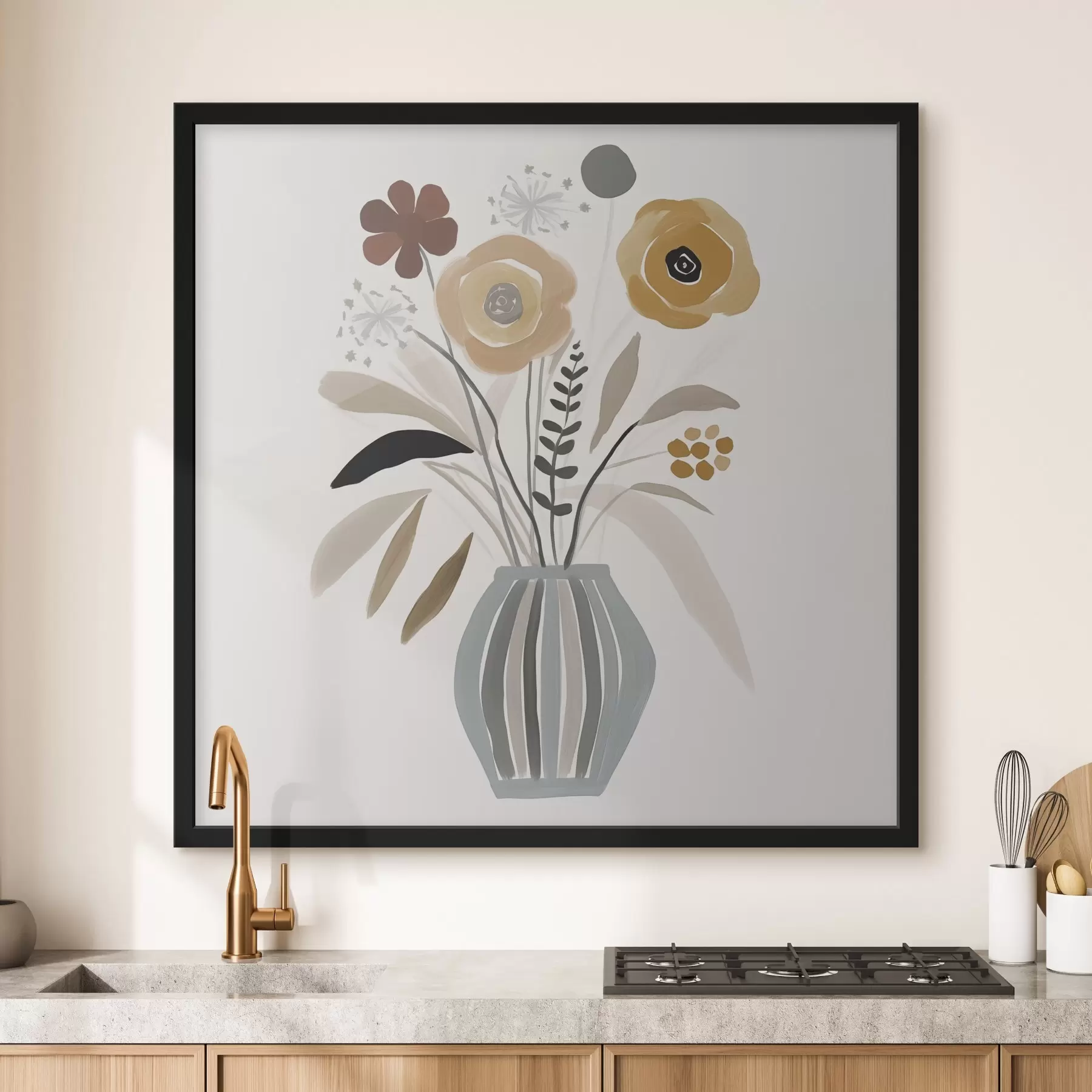 Papier peint photo Fleurs dans un vase f46303