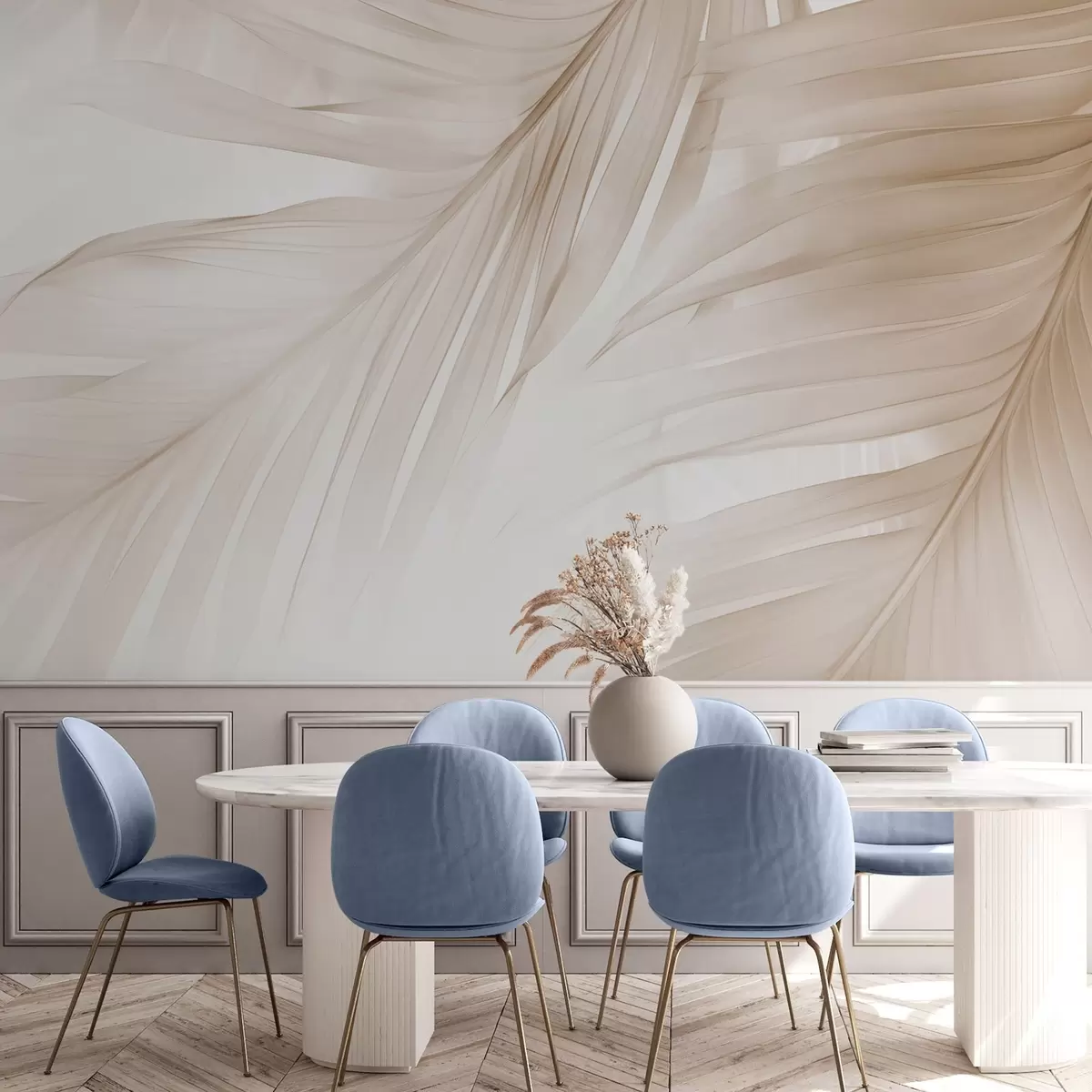 Fotobehang Varen bladeren w04727