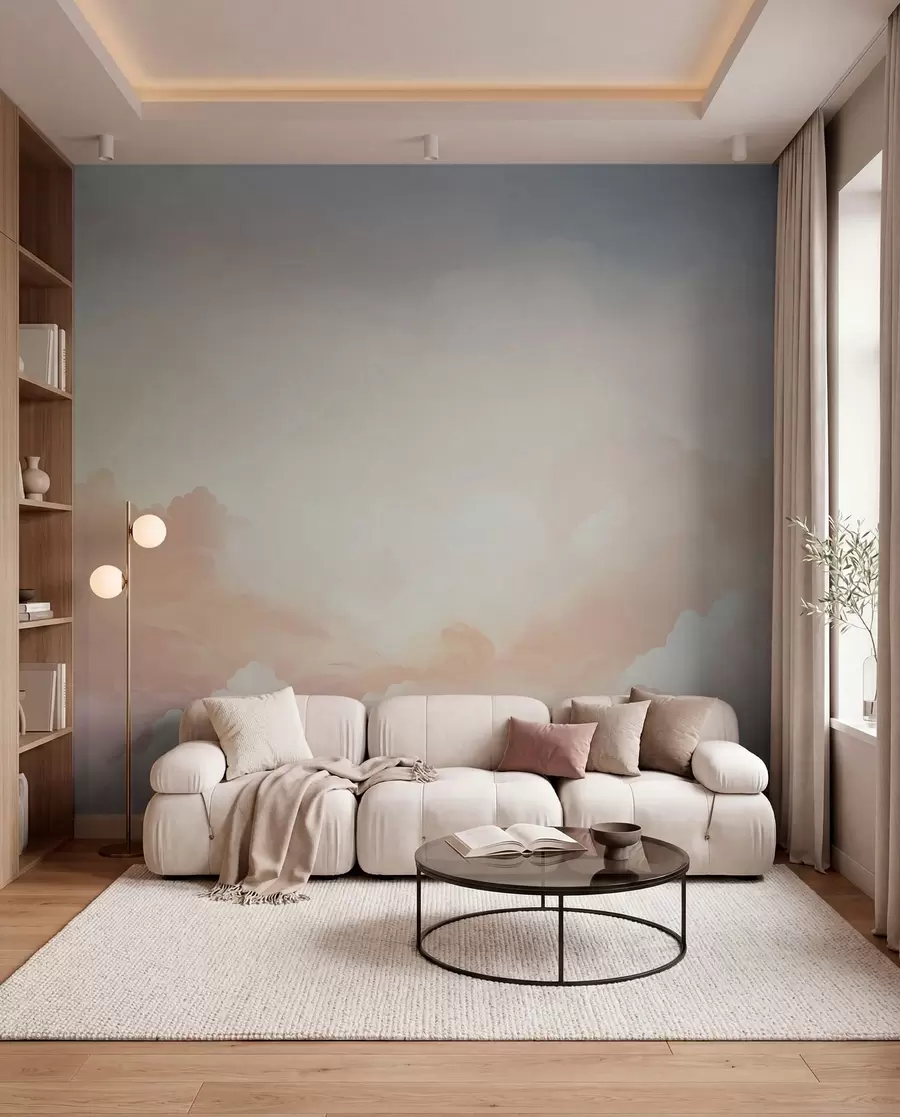 Fotobehang Wolken w04744