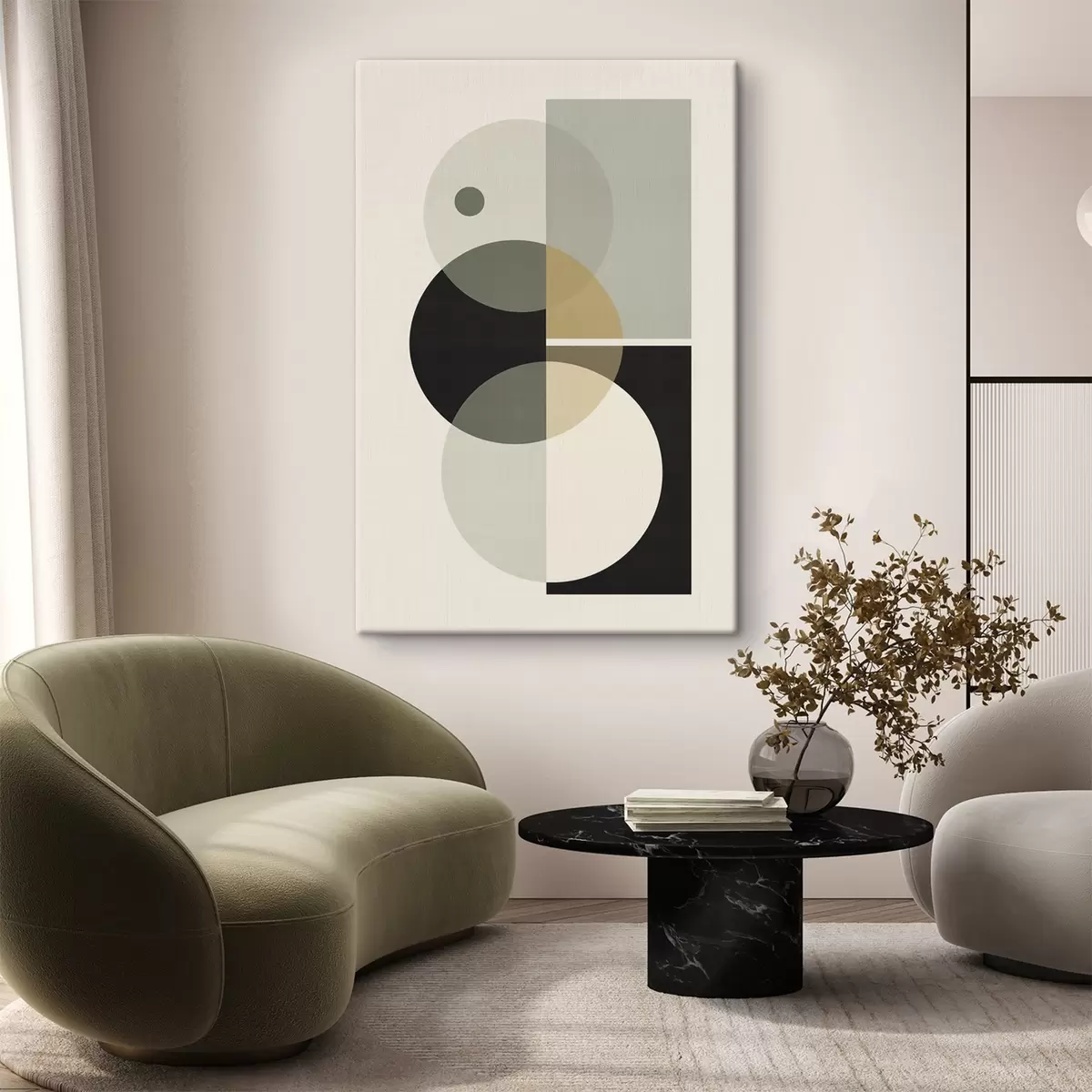  Peintures Abstraction géométrique s46353