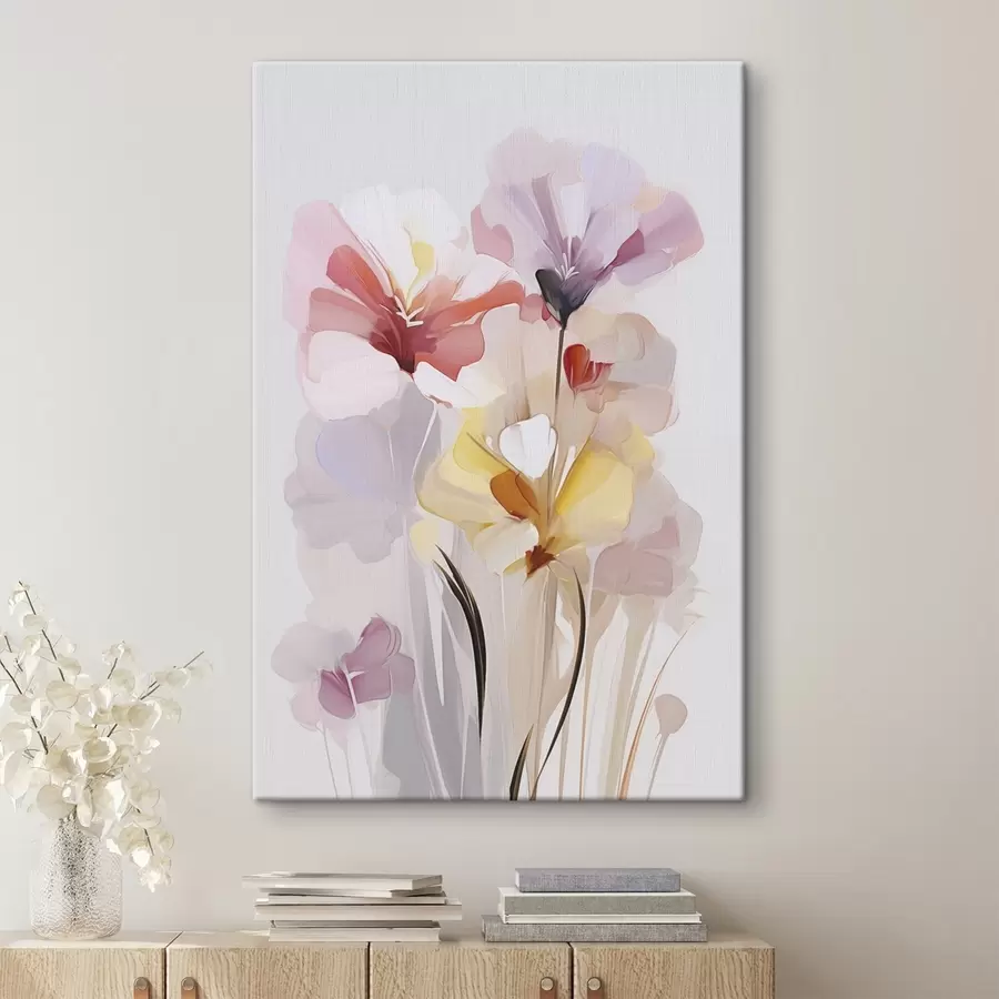  Peintures Bouquet de fleurs abstrait s46354