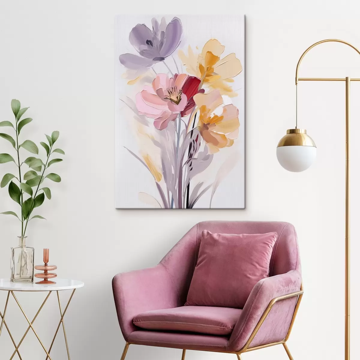  Schilderijen Abstract boeket s46355