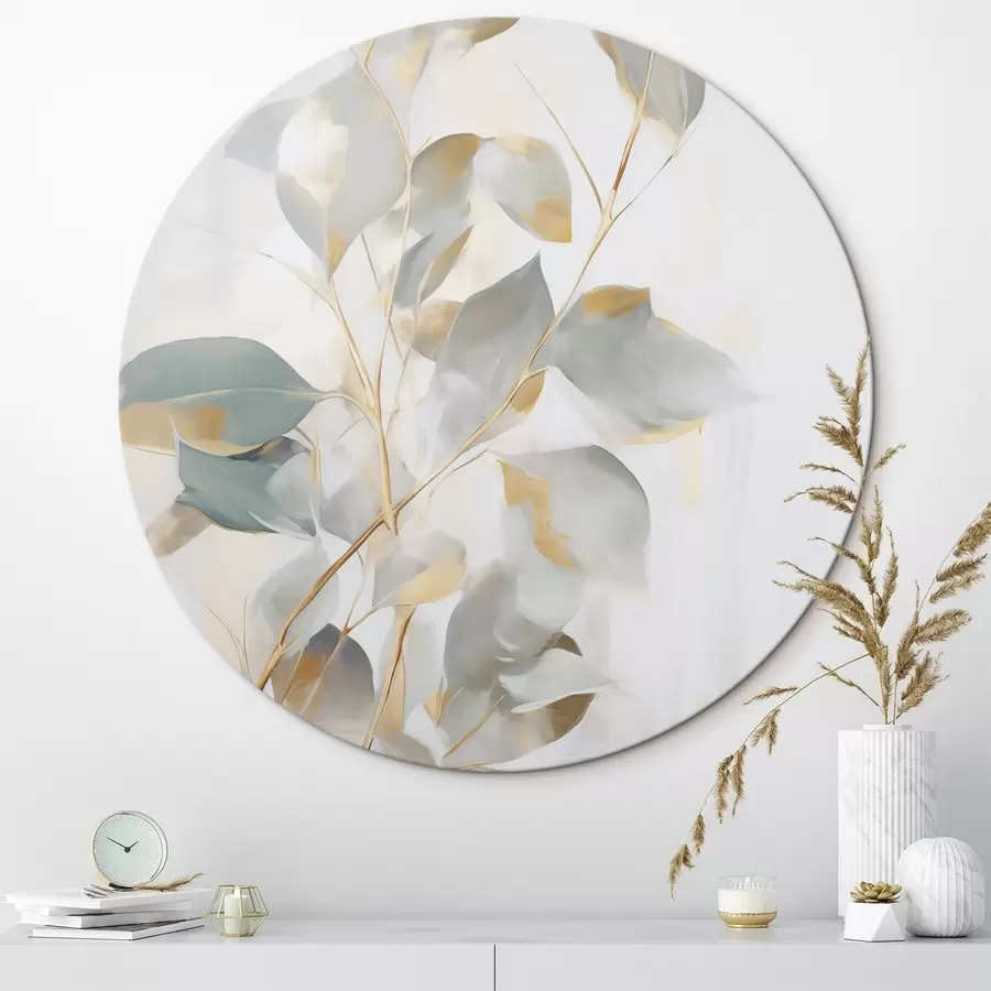  Peintures Feuilles abstraites r46349