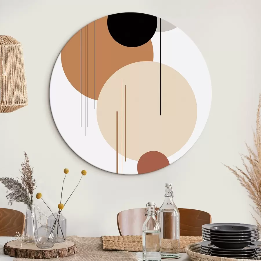  Schilderijen Abstracte geometrische compositie r46351