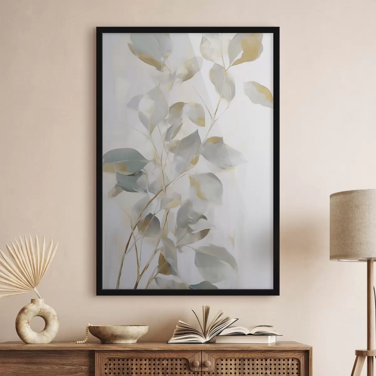 Affiche Feuilles abstraites f46349