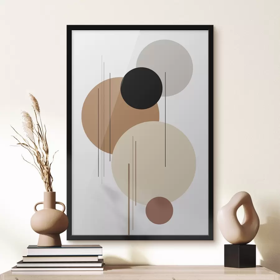 Papier peint photo Composition géométrique abstraite f46351