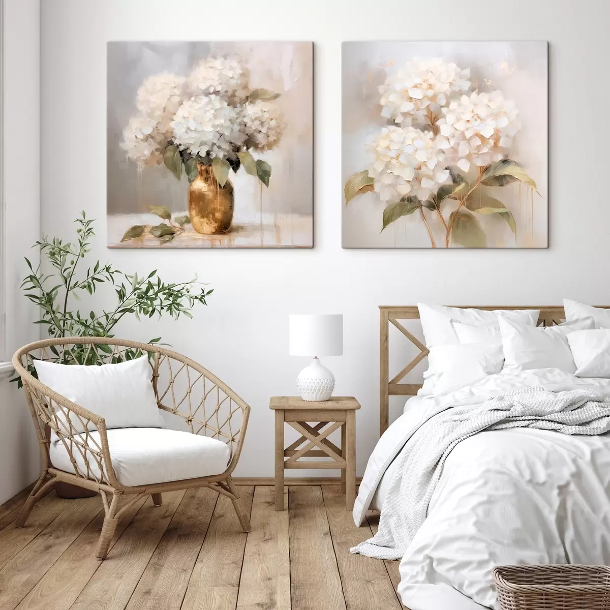  Schilderijen Delicate hortensia's m00857