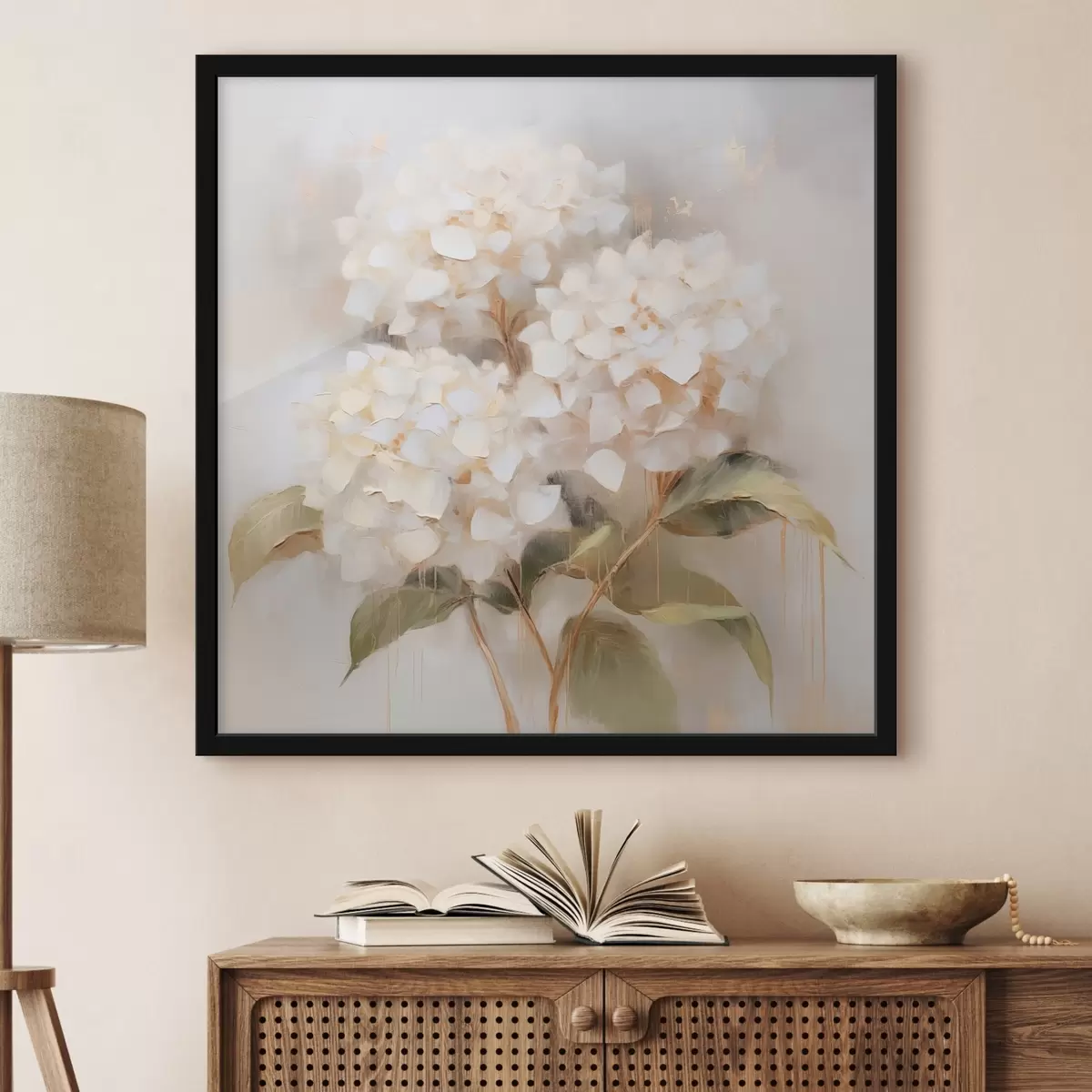 Affiche Bouquet délicat d'hortensias f46262