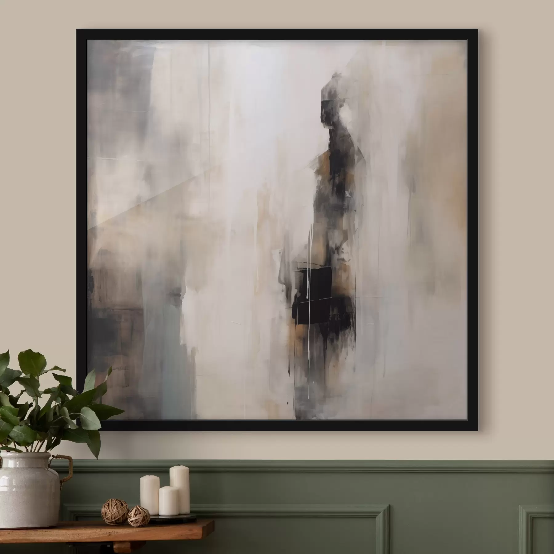 Papier peint photo Une figure humaine abstraite f46361