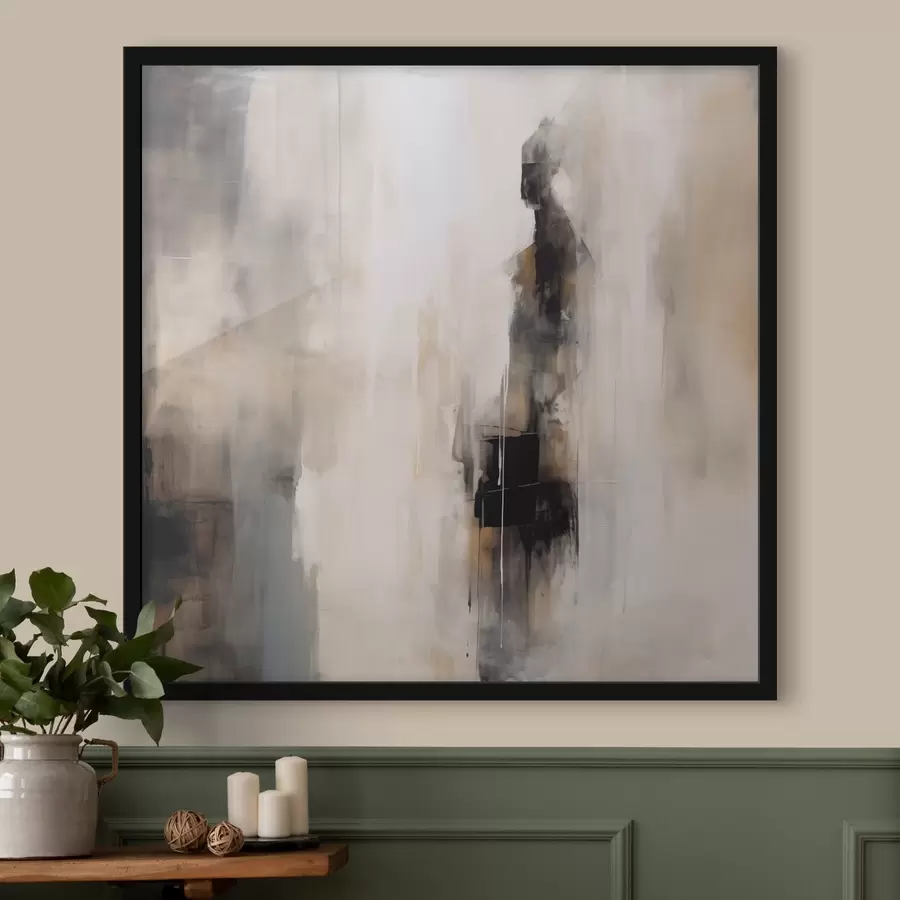 Fotobehang Een abstracte menselijke figuur f46361