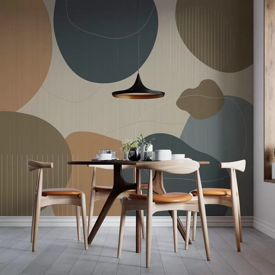 Papier peint photo Cercles abstraits w04759v1