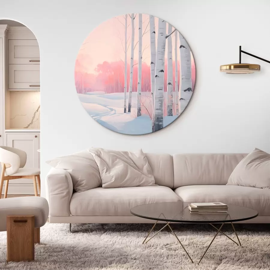  Peintures Forêt de bouleaux r46405