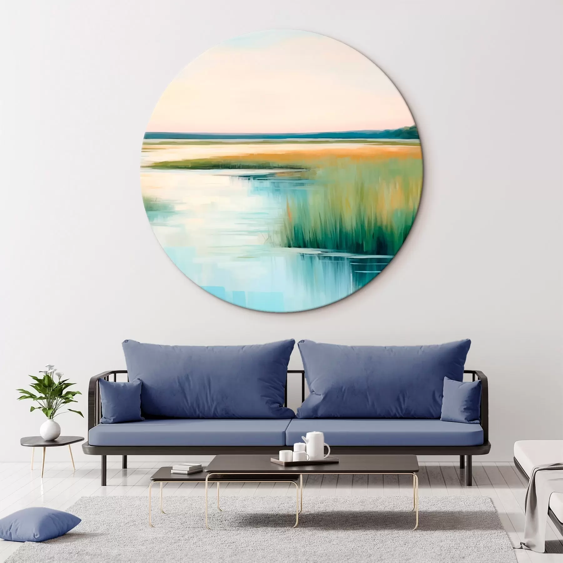  Schilderijen Zomerlandschap r46409