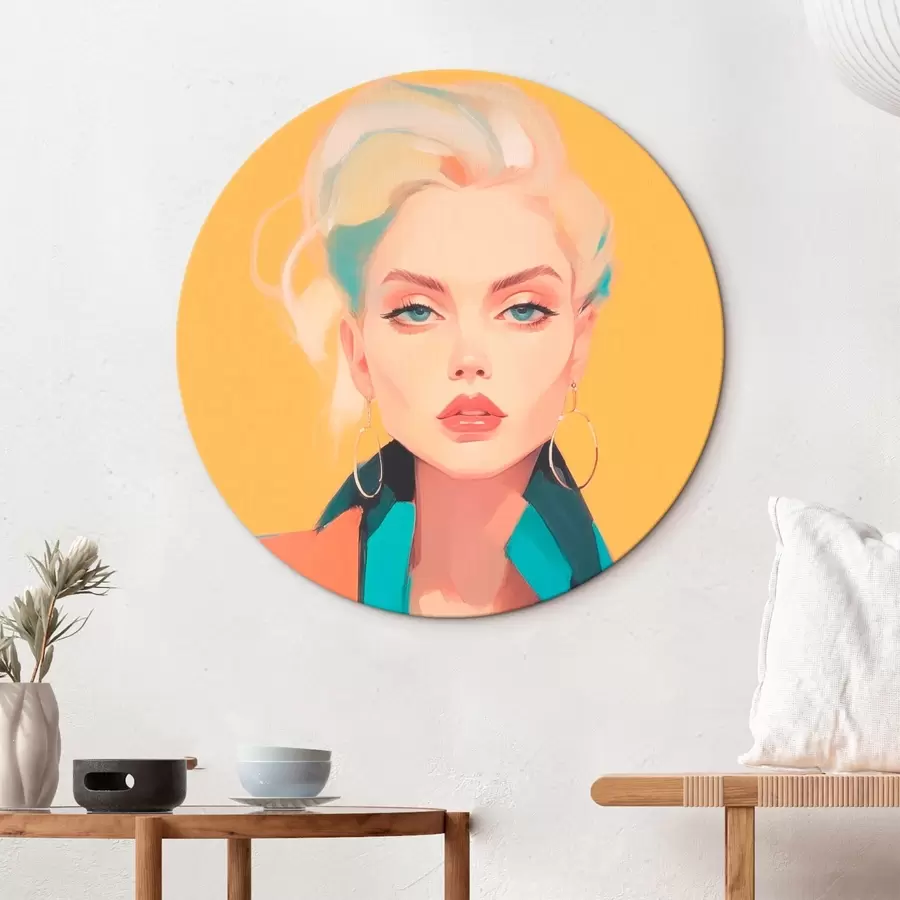  Peintures Fille en veste r46422