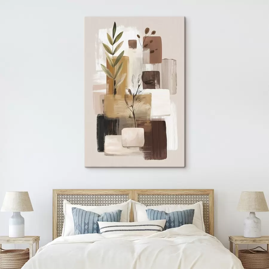  Peintures Abstraction des feuilles s46394