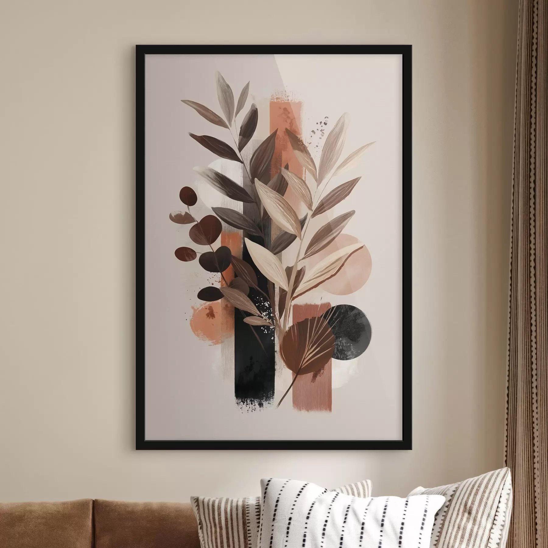 Fotobehang Abstracte bladeren f46376