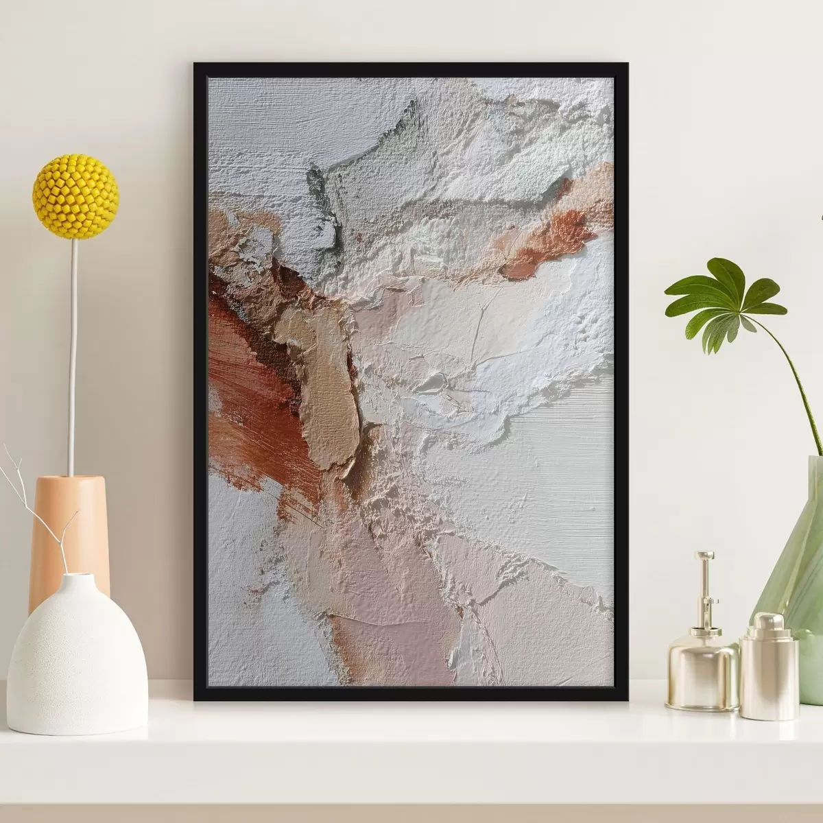 Poster Getextureerde streken f46391