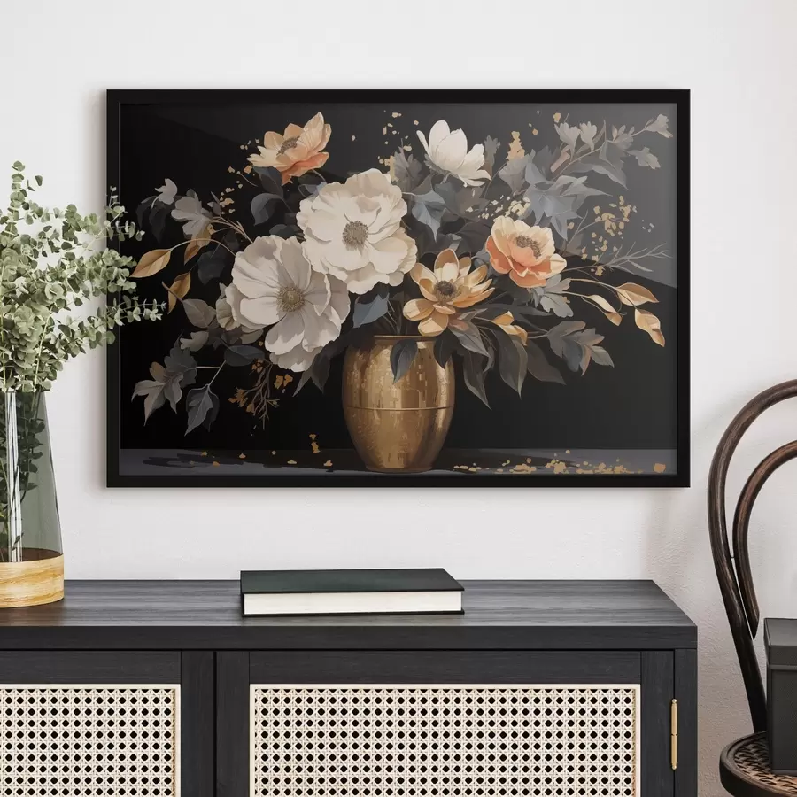 Papier peint photo Bouquet dans un vase f46402