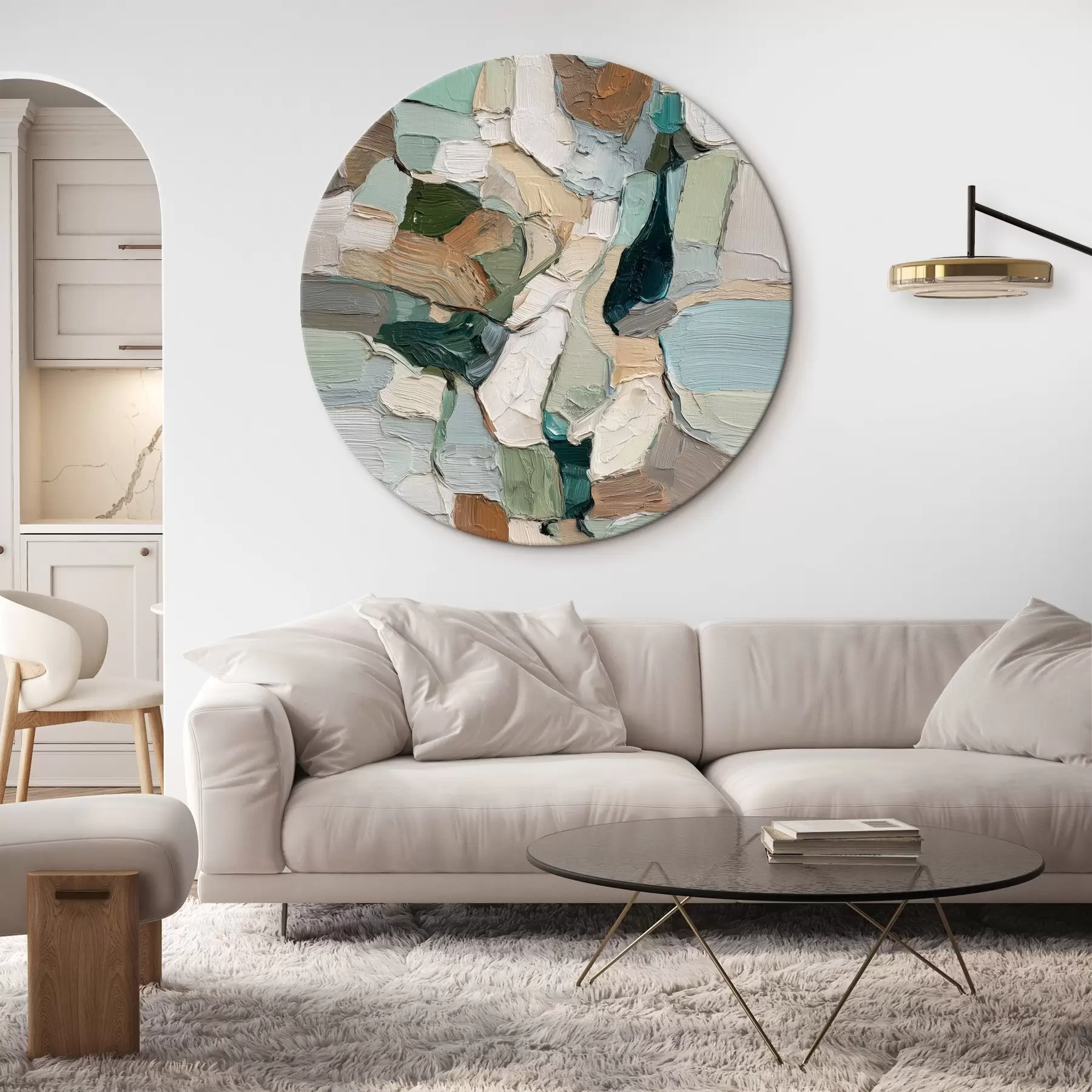  Schilderijen Getextureerde streken r46371