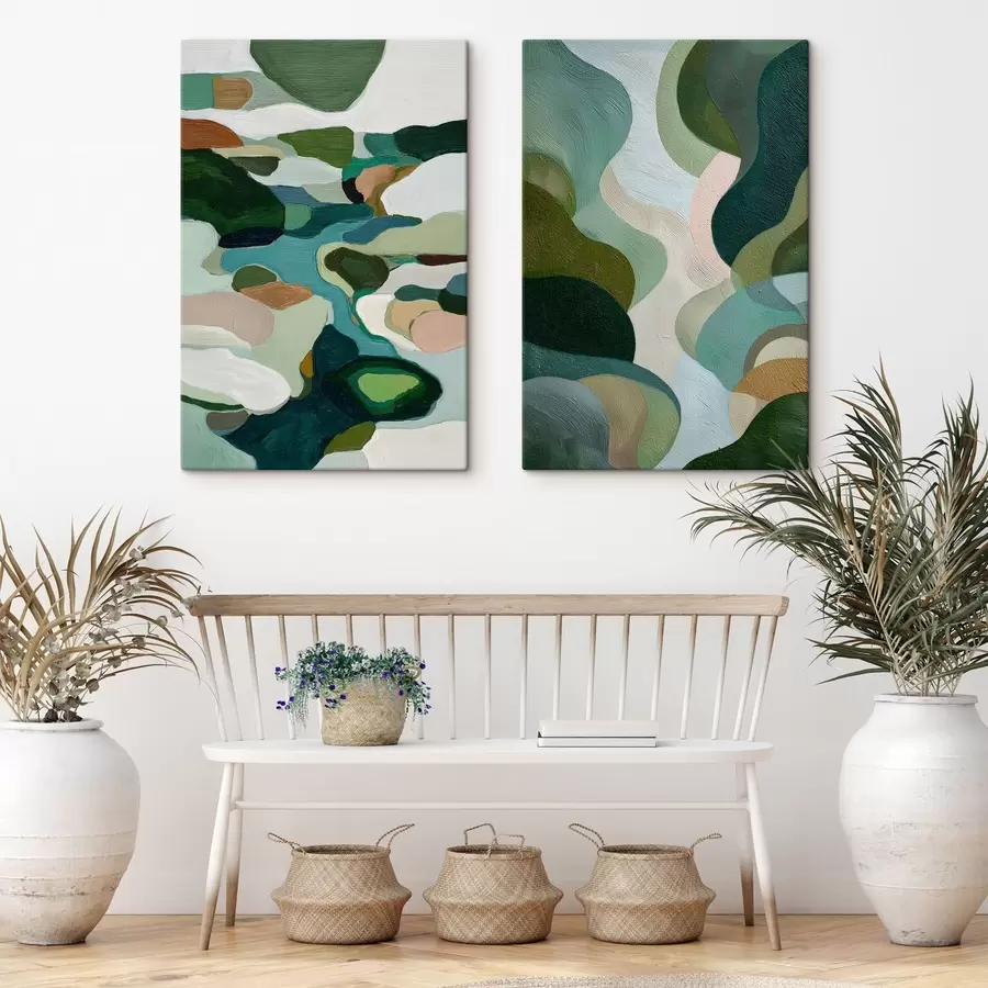  Peintures Paysage abstrait m00917