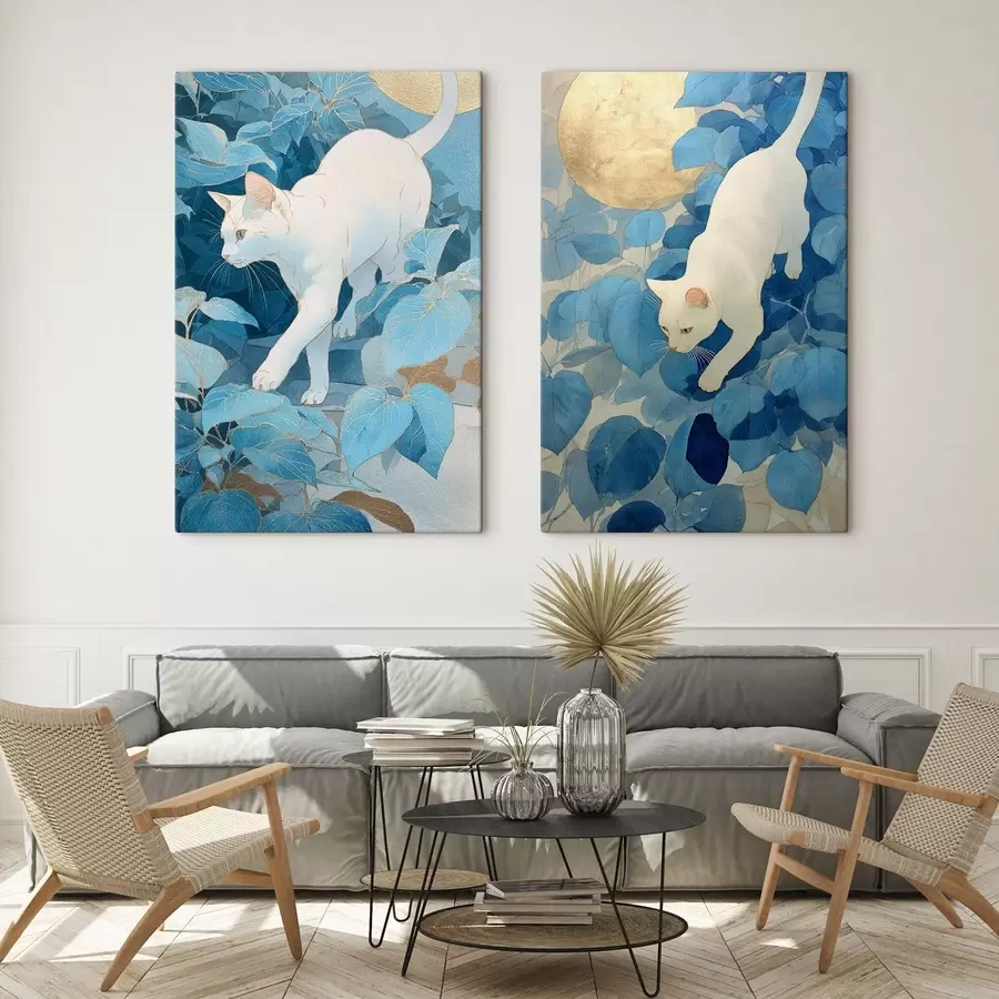  Schilderijen Witte Kat m00924